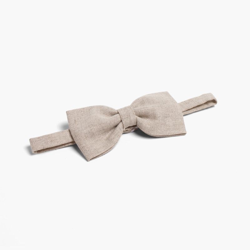 Noeud papillon en lin pour enfant