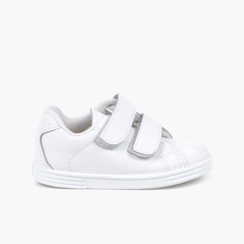 Chaussures de sport pour bébé et enfant cuir Lavable