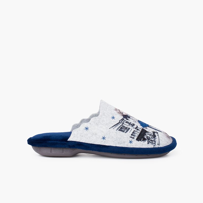 sabots de maison en feutre  Phrases