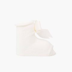 Chaussons botte bébé avec nœud Cava