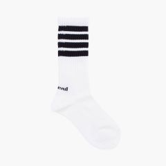 Chaussettes de sport Condor à rayures horizontales Blanc