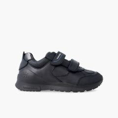 Chaussures de sport scolaire Biomecanics à double scratch  Bleu Marine