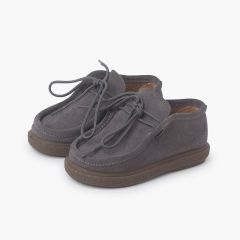 Chaussures derbies premiers pas Gris