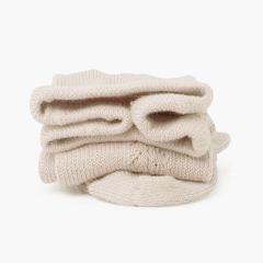 Collants chauds en coton au crochet latéral Lin