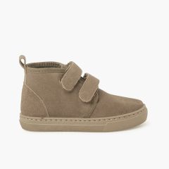 Bottes d'hiver Double Courroie Adhésive Taupe