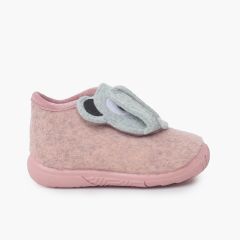 chaussons premiers pas animaux Nounours