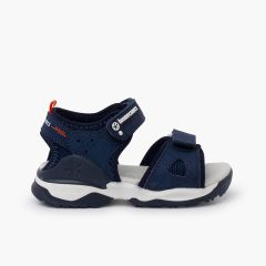 Sandales toile trekking Biomecanics Bleu Marine