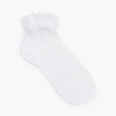 Chaussettes courtes avec poignets plumeti Blanc