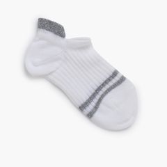 Chaussettes invisibles à rayures brillantes Aluminium