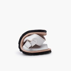 SANDALES AVARCAS SOUPLES ENFANTS SEMELLE FLEXIBLE Blanc