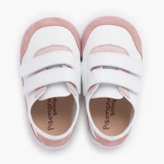 Baskets barefoot combinées Blanc et Rose