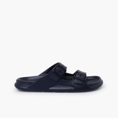 Sandales caoutchouc EVA grandes tailles Bleu Marine