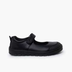 Babies scolaires barefoot Garvalín fille Noir