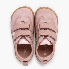 Baskets Blanditos bandes latérales semelle caramel Rose