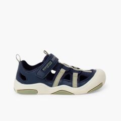 Sandales trekking enfant Blanditos Bleu Marine