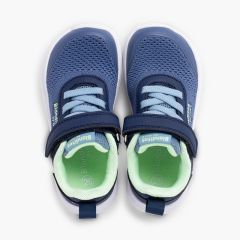 Baskets Blanditos textile respirant scratch Bleu navy