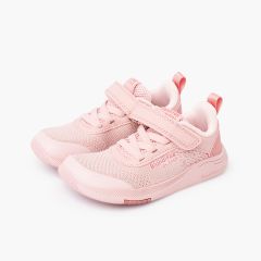 Baskets Blanditos textile respirant scratch Rose