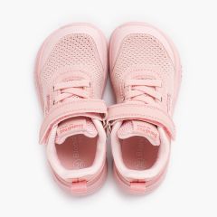 Baskets Blanditos textile respirant scratch Rose