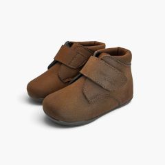 Desert boots barefoot enfant effet cuir Couleur Cuir