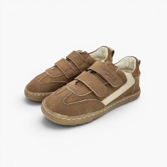 Baskets barefoot effet nubuck ornement latéral Chêne