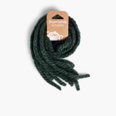 Attaches pour les cheveux des filles en laine unicolore  Vert Bouteille