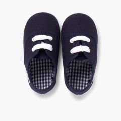 Baskets Enfant avec Lacets Bleu Marine
