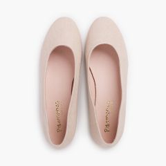 Ballerines de Fête en Lin Fille et Femme Couleur Chair