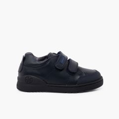 Chaussures collégiales Biomecanics avec bandes adhérentes Bleu Marine