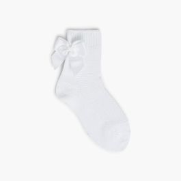 Chaussettes courtes condor point mousse avec ruban Blanc