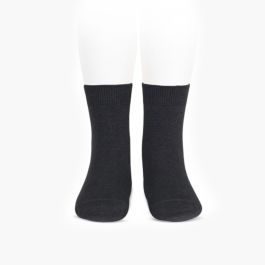 CHAUSSETTES COURTES ENFANT UNIES CONDOR Anthracite