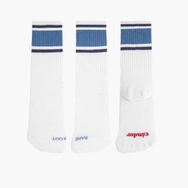 Chaussettes barefoot rayures sport tissu éponge Bleu de France