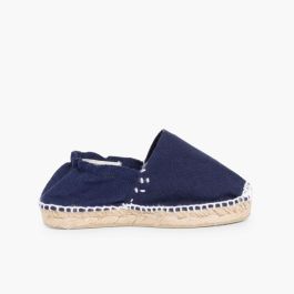 Espadrilles avec Élastique pour Enfant Bleu