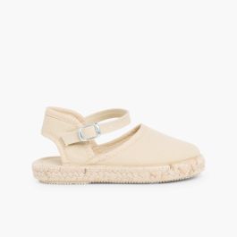 Espadrilles Enfant avec fermeture à boucle Sable