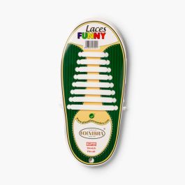 Lacets élastiques de couleurs Pack de 20 Blanc