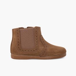 Bottines zippées et élastiques fille Toffee