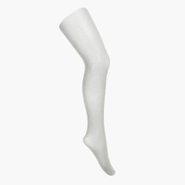Collant Opaque pour Fille Condor Blanc