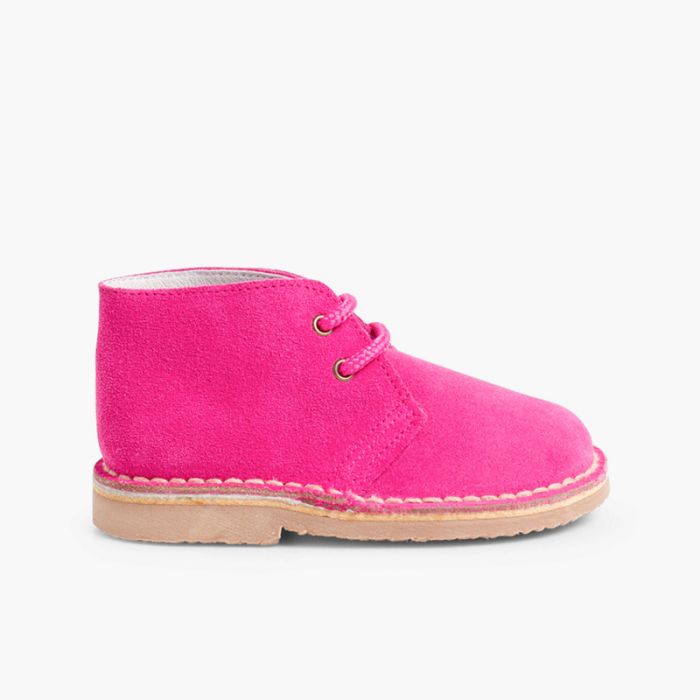 Desert Boots Bottines Chukka à Lacets Enfants et Adultes