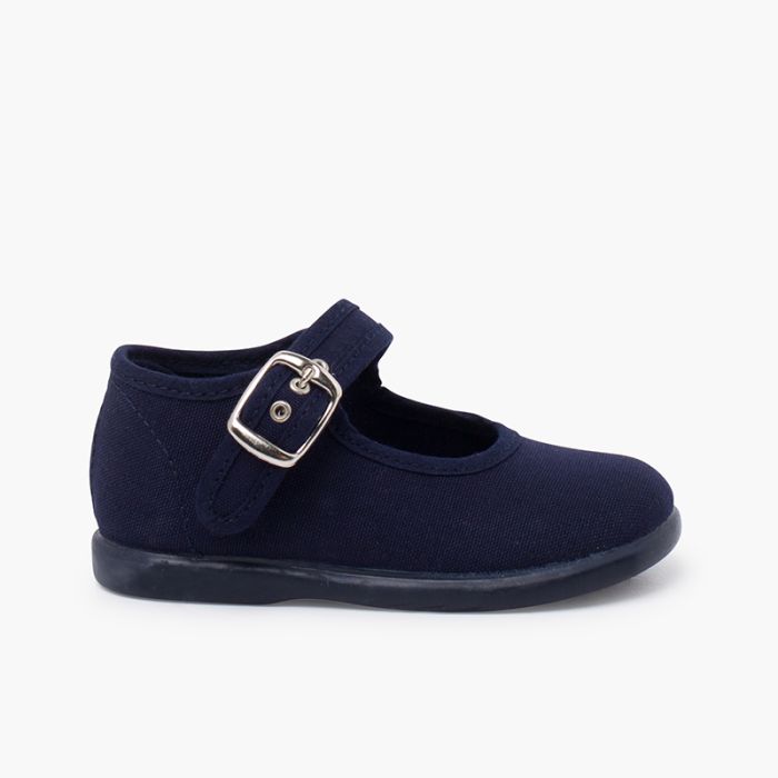 Chaussures en Toile avec Fermeture à boucle