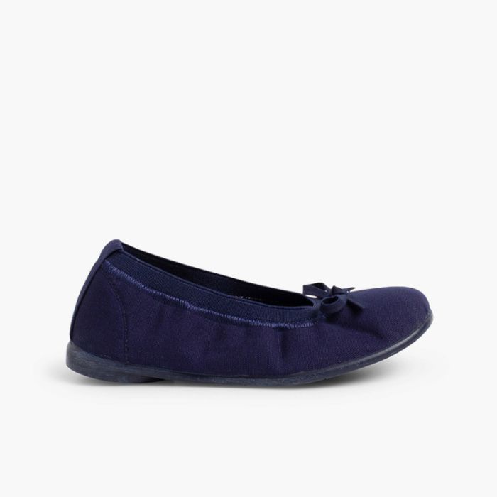 Ballerines pour Fille et Femme avec Élastique et Ruban