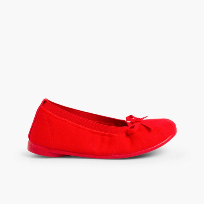 Ballerines pour Fille et Femme avec Élastique et Ruban