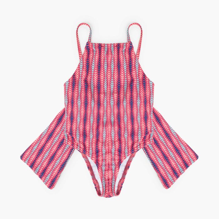 Maillot une pièce fille en lycra