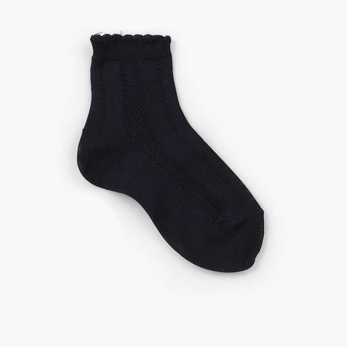 Chaussettes courtes ciselées