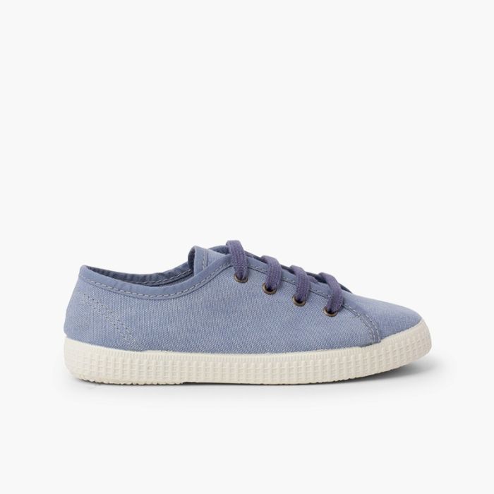 Sneaker en toile végétalienne bio