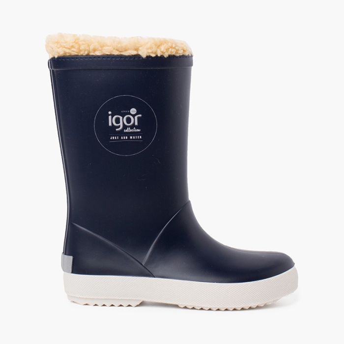 Bottes de pluie en shearling pour enfants