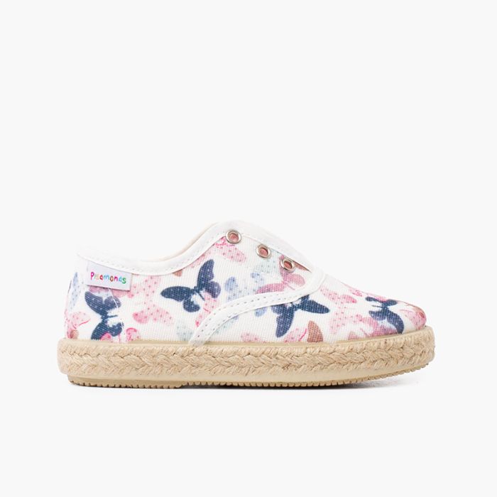 Baskets Papillons Languette Élastique sans Lacets