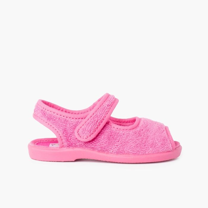 Chaussons Sandale en tissue serviette