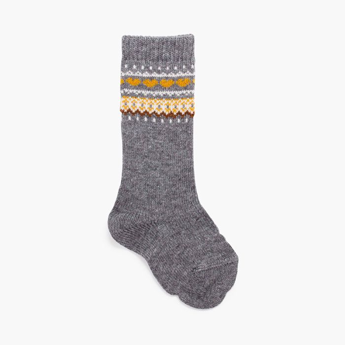 Chaussettes hautes géométriques