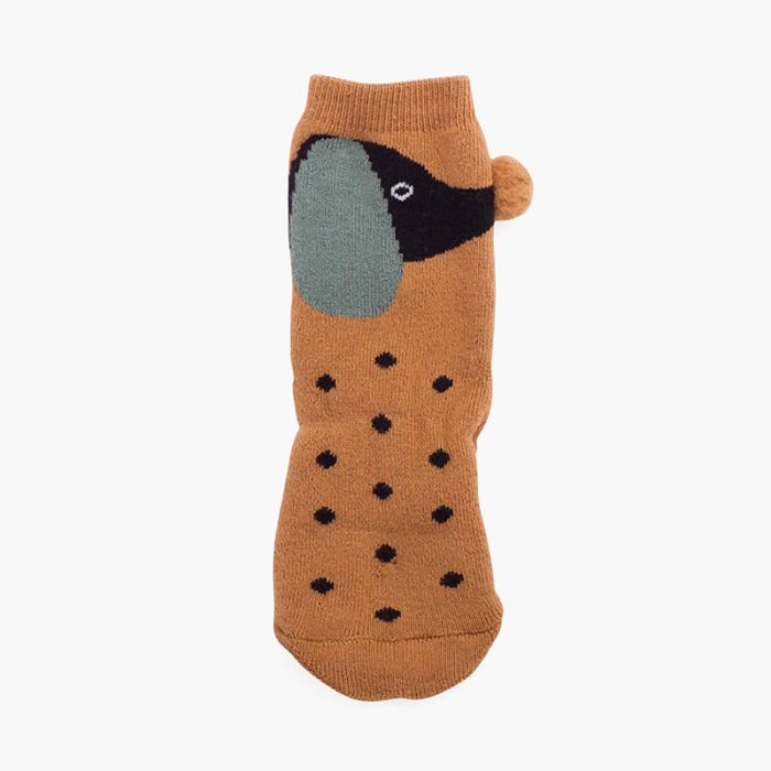 Chaussettes antidérapantes chien à pompons