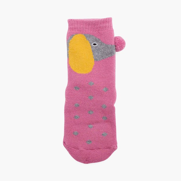 Chaussettes antidérapantes chien à pompons