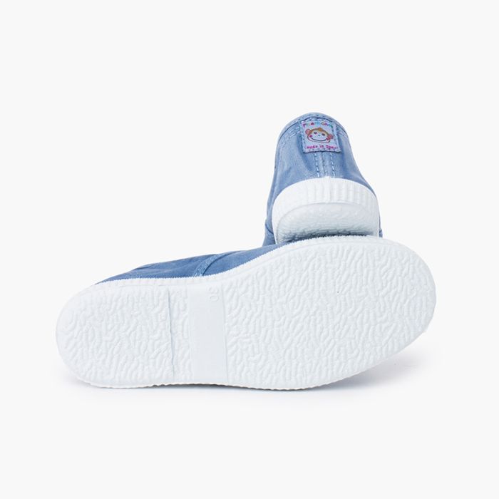 Baskets en toile sans lacets Baskets avec effet d usure